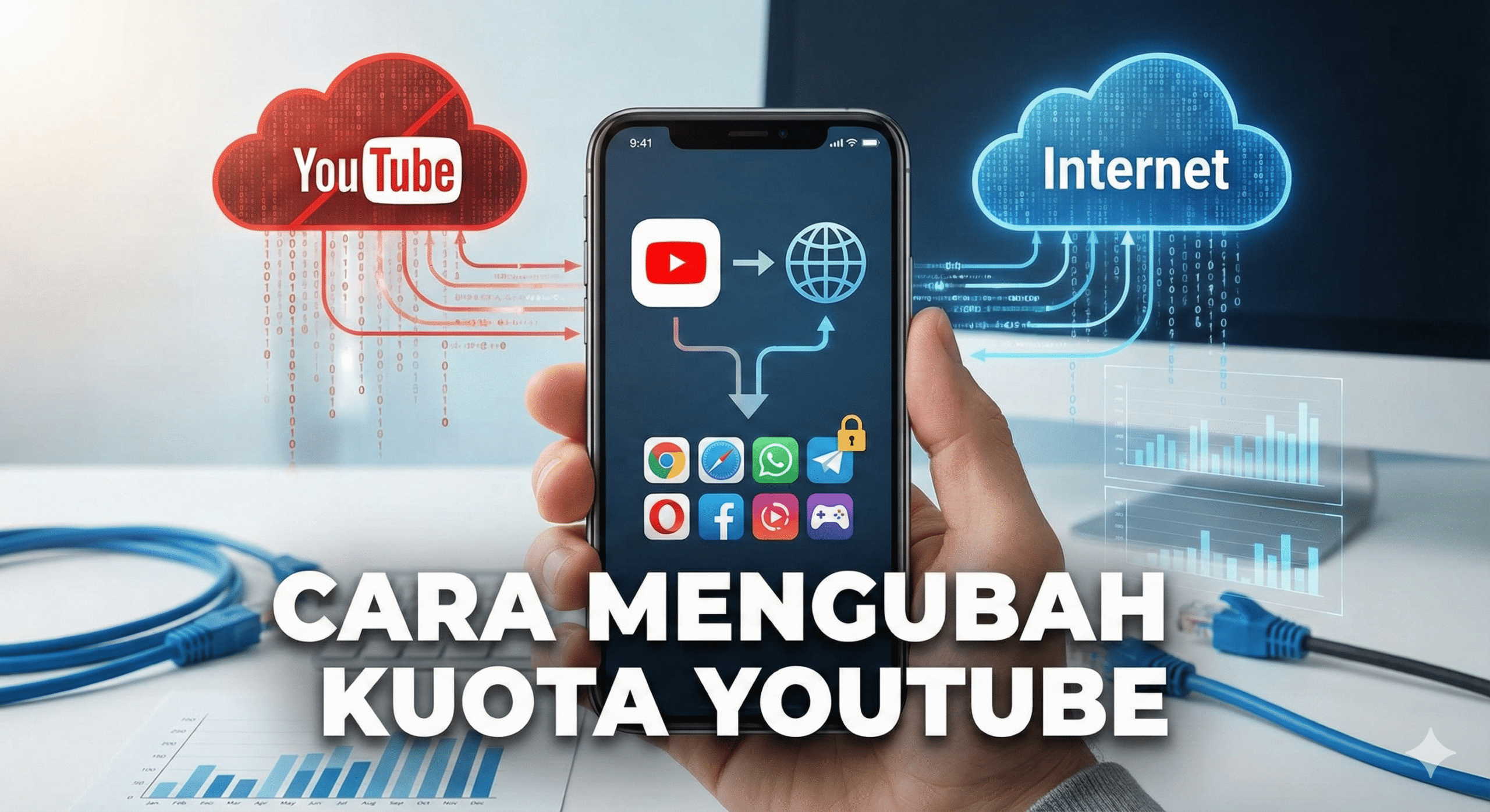 cara mengubah kuota youtube