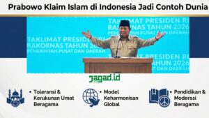 Prabowo Klaim Islam di Indonesia Jadi Contoh Dunia: “Umat Sejuk, Tak Ujar Kebencian”